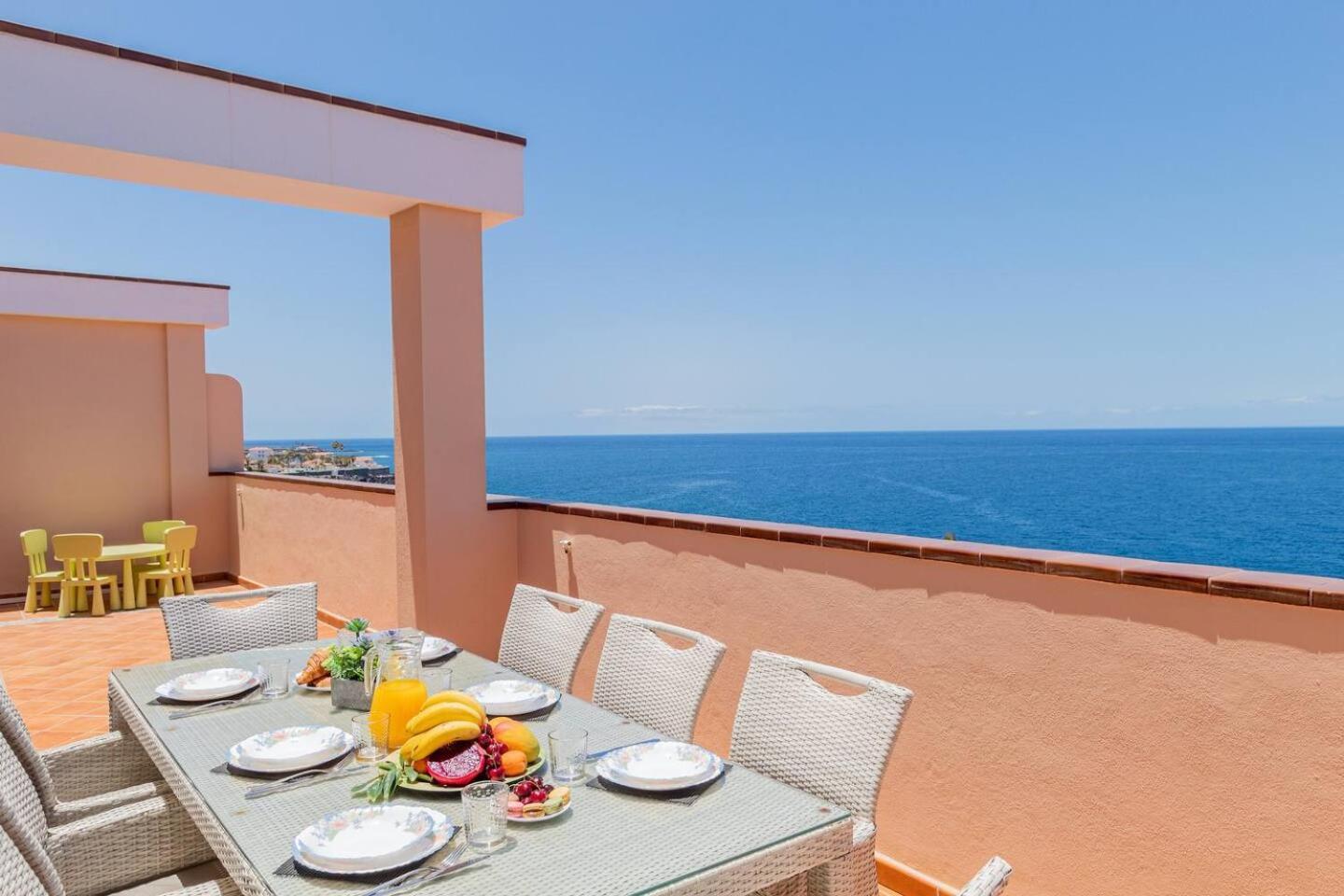 Penthouse Apt With Jacuzzi By Dream Homes Tenerife 圣地亚哥港 外观 照片