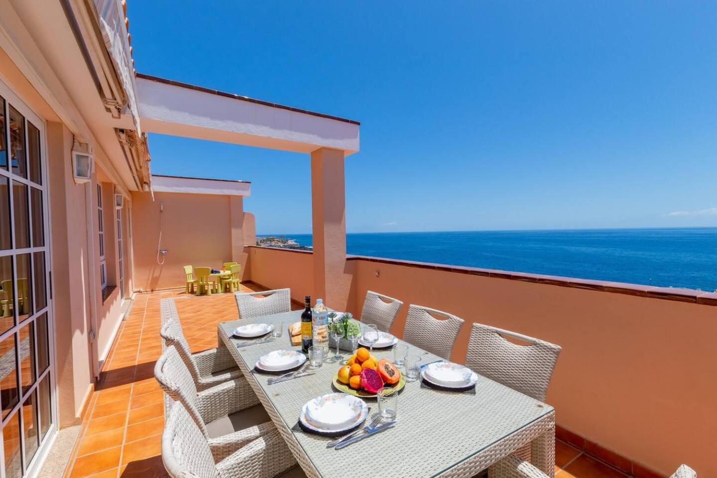 Penthouse Apt With Jacuzzi By Dream Homes Tenerife 圣地亚哥港 外观 照片