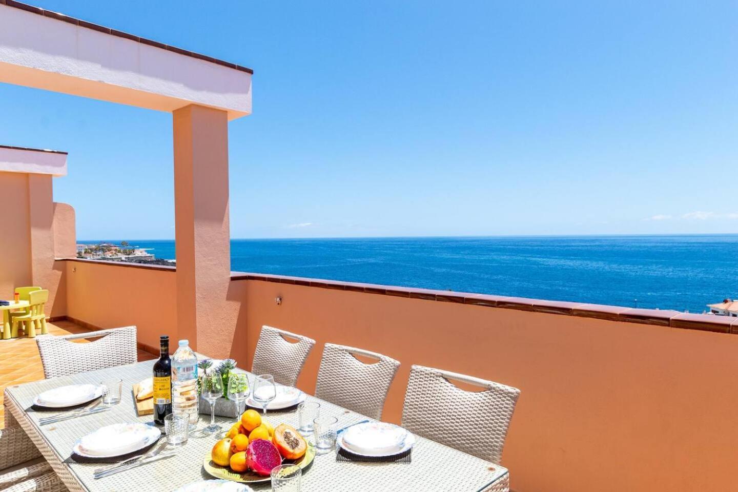 Penthouse Apt With Jacuzzi By Dream Homes Tenerife 圣地亚哥港 外观 照片