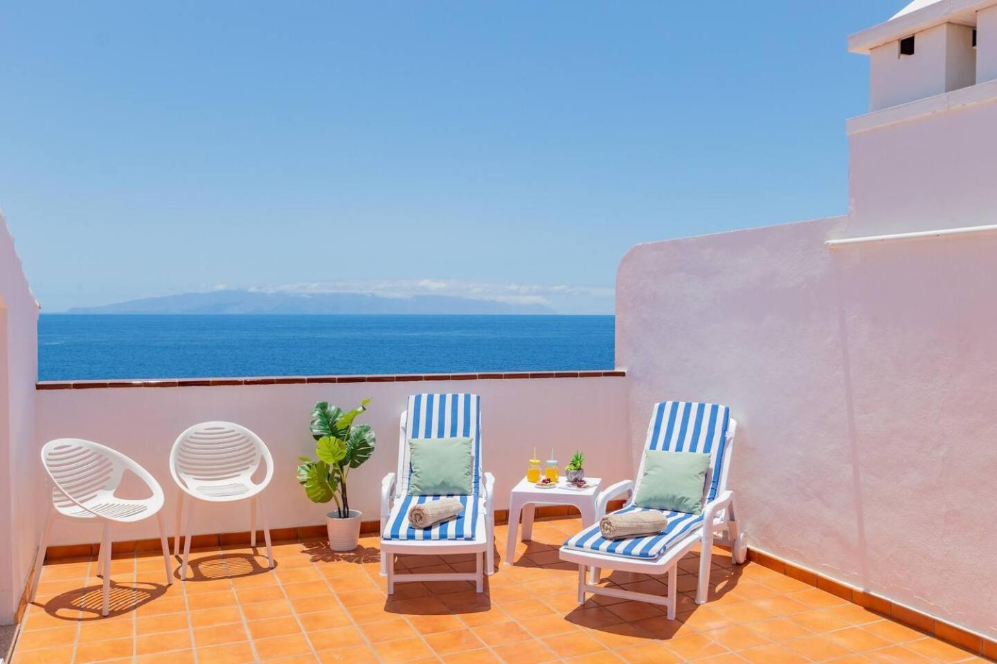 Penthouse Apt With Jacuzzi By Dream Homes Tenerife 圣地亚哥港 外观 照片