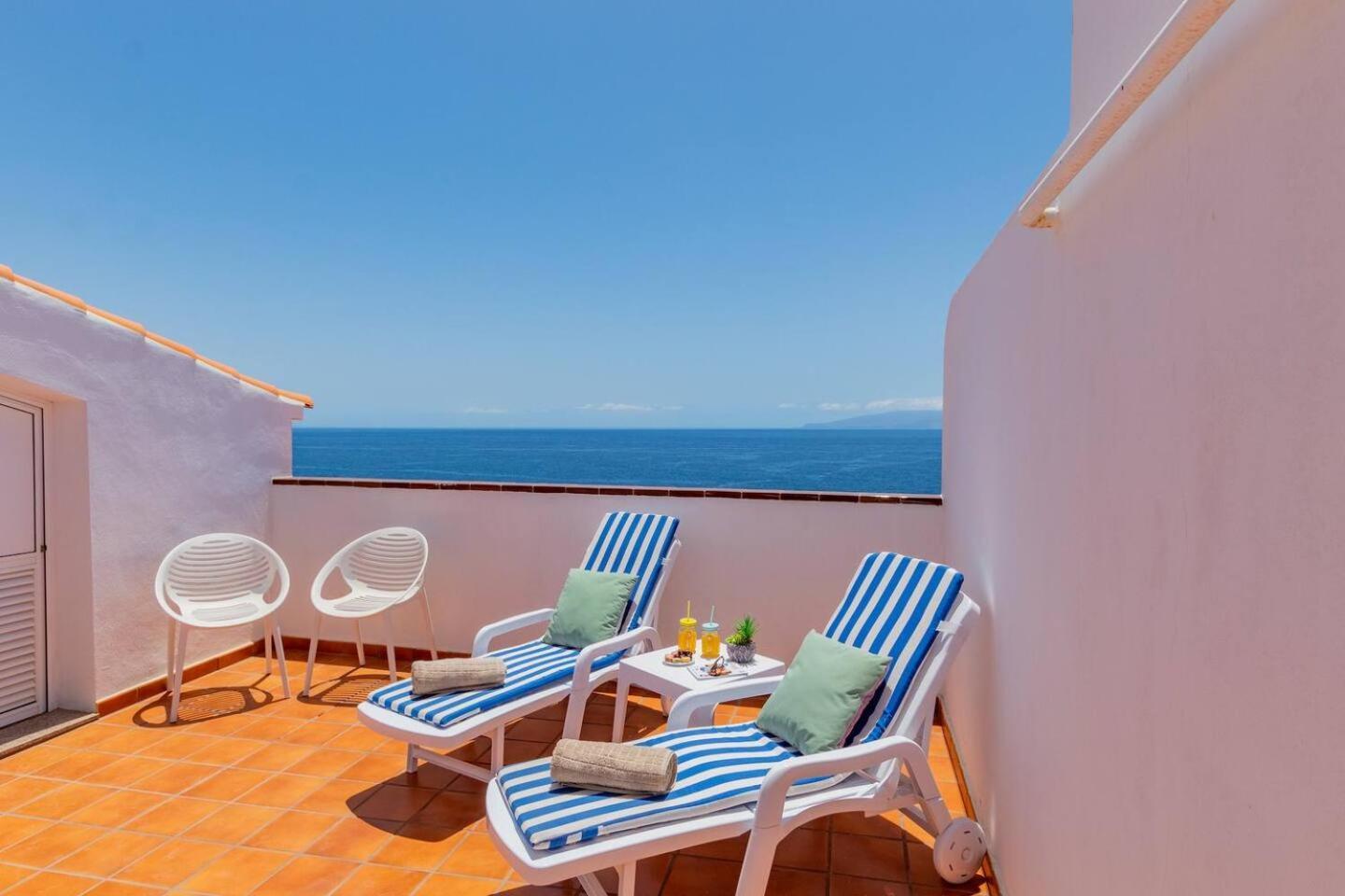 Penthouse Apt With Jacuzzi By Dream Homes Tenerife 圣地亚哥港 外观 照片