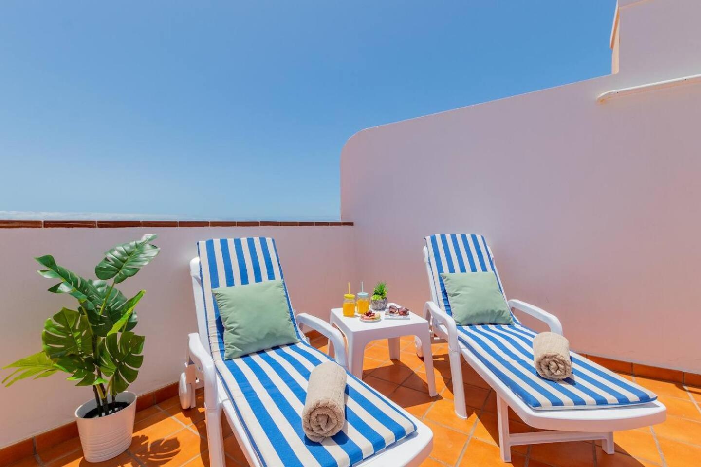 Penthouse Apt With Jacuzzi By Dream Homes Tenerife 圣地亚哥港 外观 照片