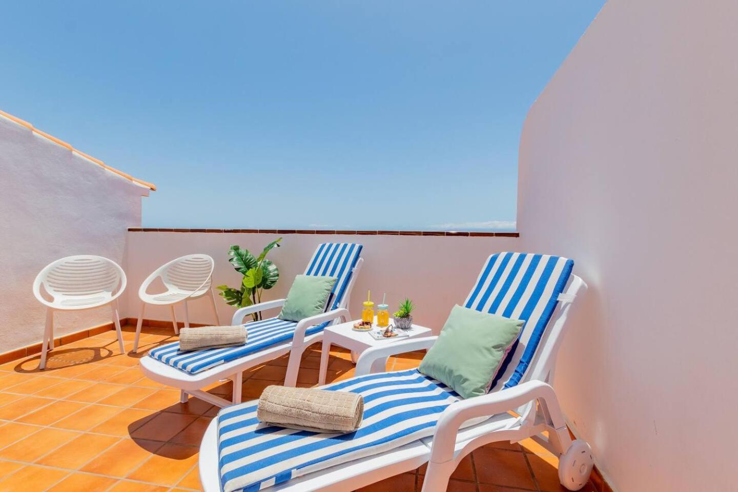 Penthouse Apt With Jacuzzi By Dream Homes Tenerife 圣地亚哥港 外观 照片