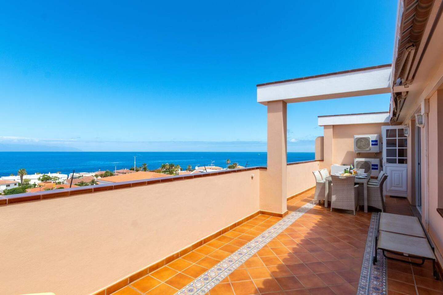 Penthouse Apt With Jacuzzi By Dream Homes Tenerife 圣地亚哥港 外观 照片
