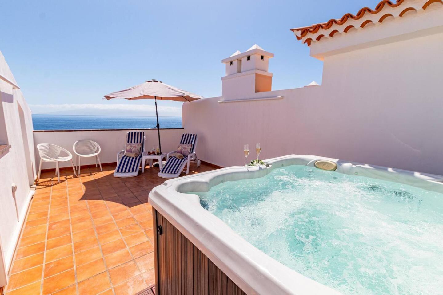 Penthouse Apt With Jacuzzi By Dream Homes Tenerife 圣地亚哥港 外观 照片